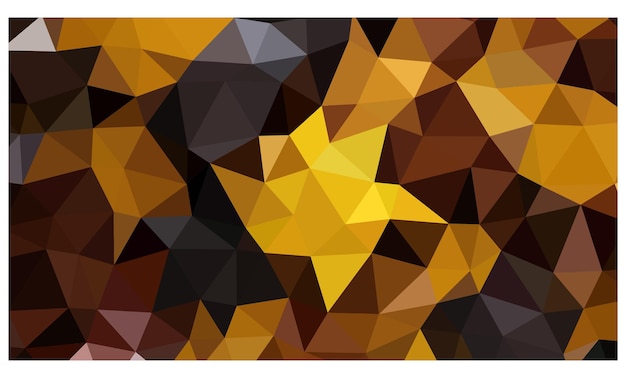 golden polygon abstract background