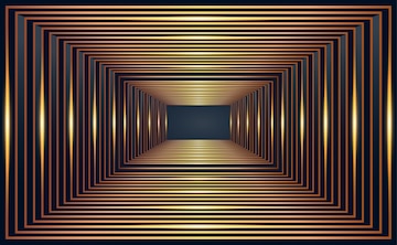Premium Vector | Golden rectangle line background design