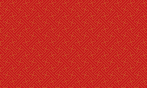 Vector golden and red japanese pattern saaya
