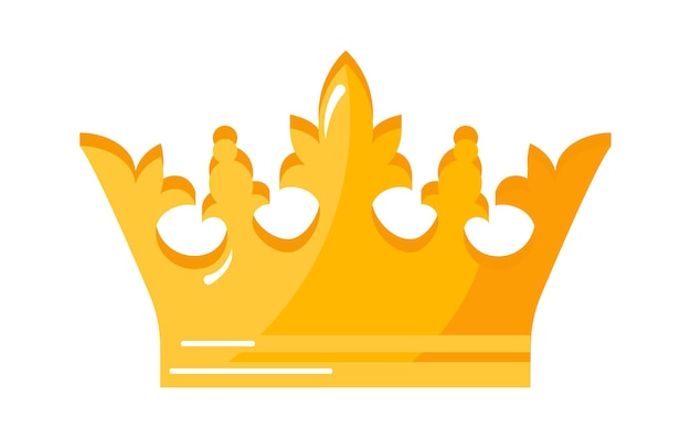 Golden Royal Crown Vector illustration