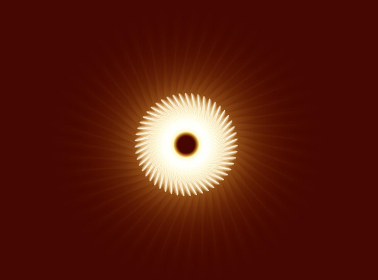 Vector golden spiral light