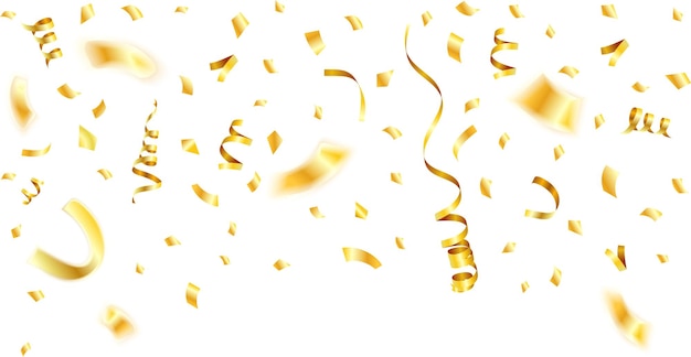 Golden Streamer en Confetti