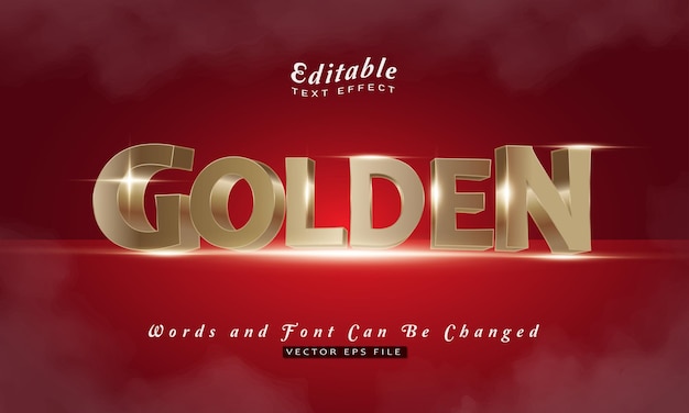 golden text effect suitable for your business