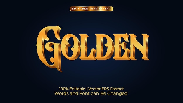 Golden Text Effect