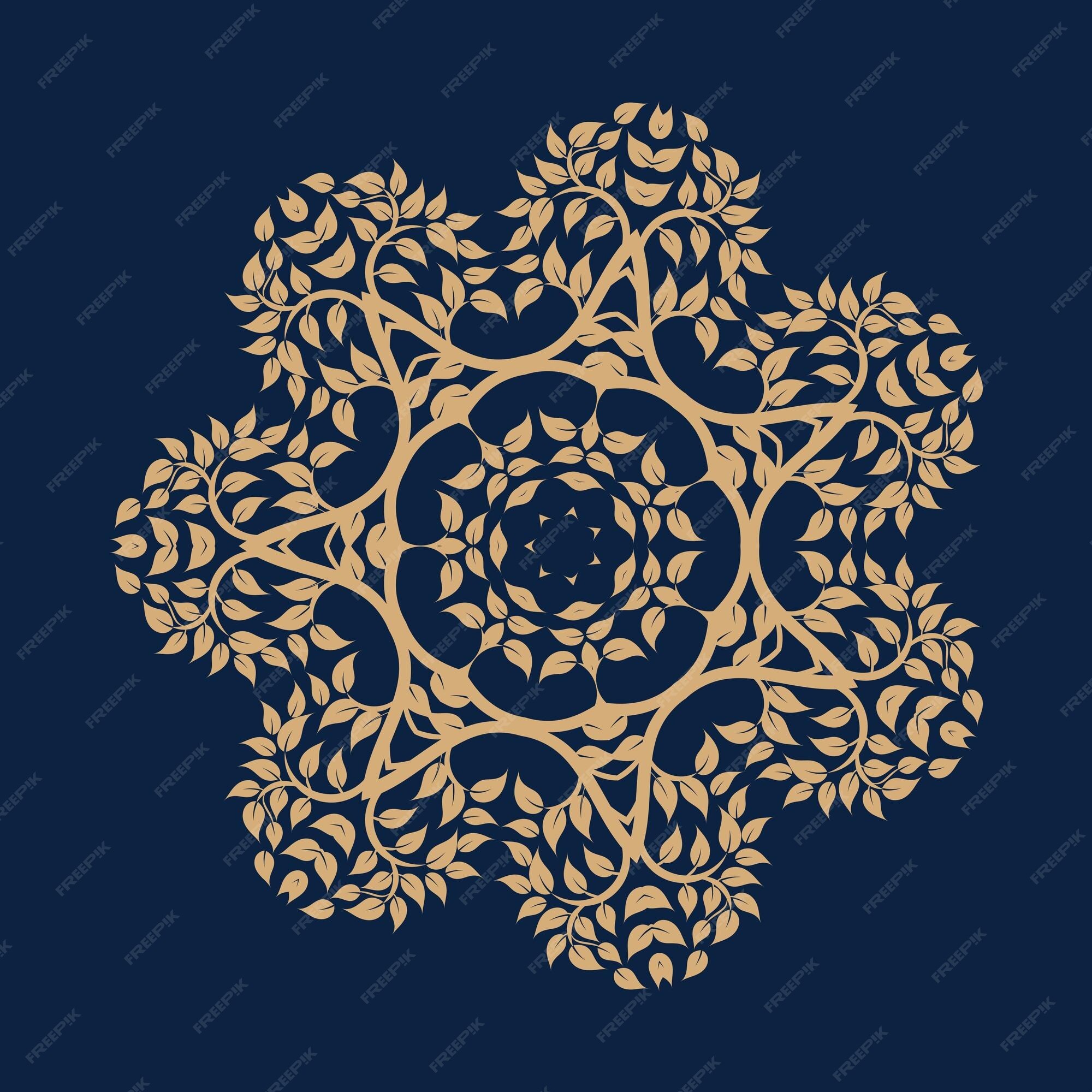 Premium Vector | Golden tree