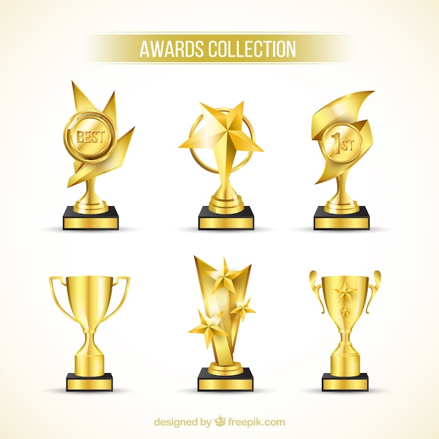 Vettore oro trophy collection