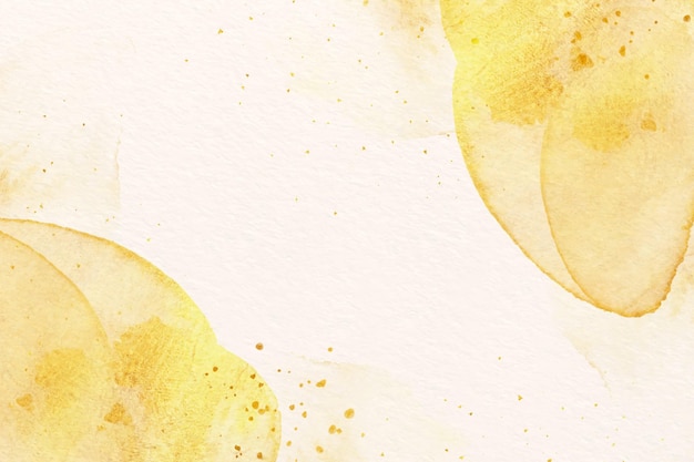 Vector golden watercolor paint background