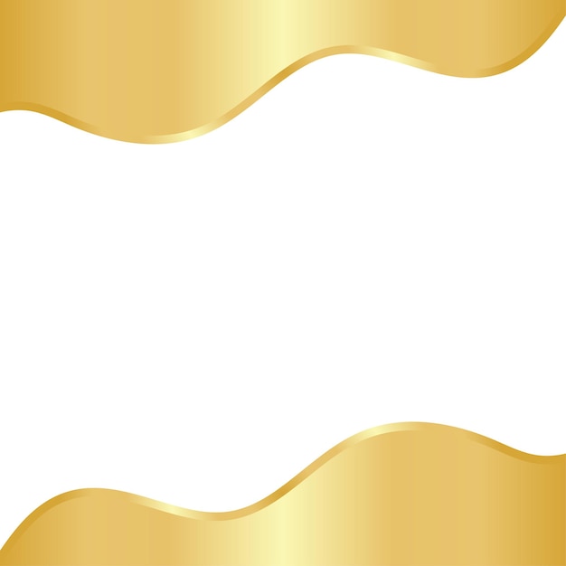 Vector golden wave template design