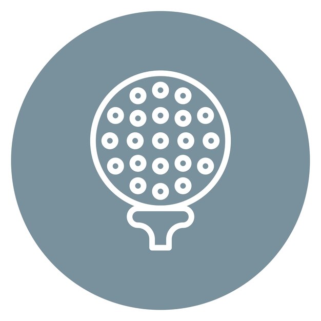 Vector golf ball icon vector image can be used for golf