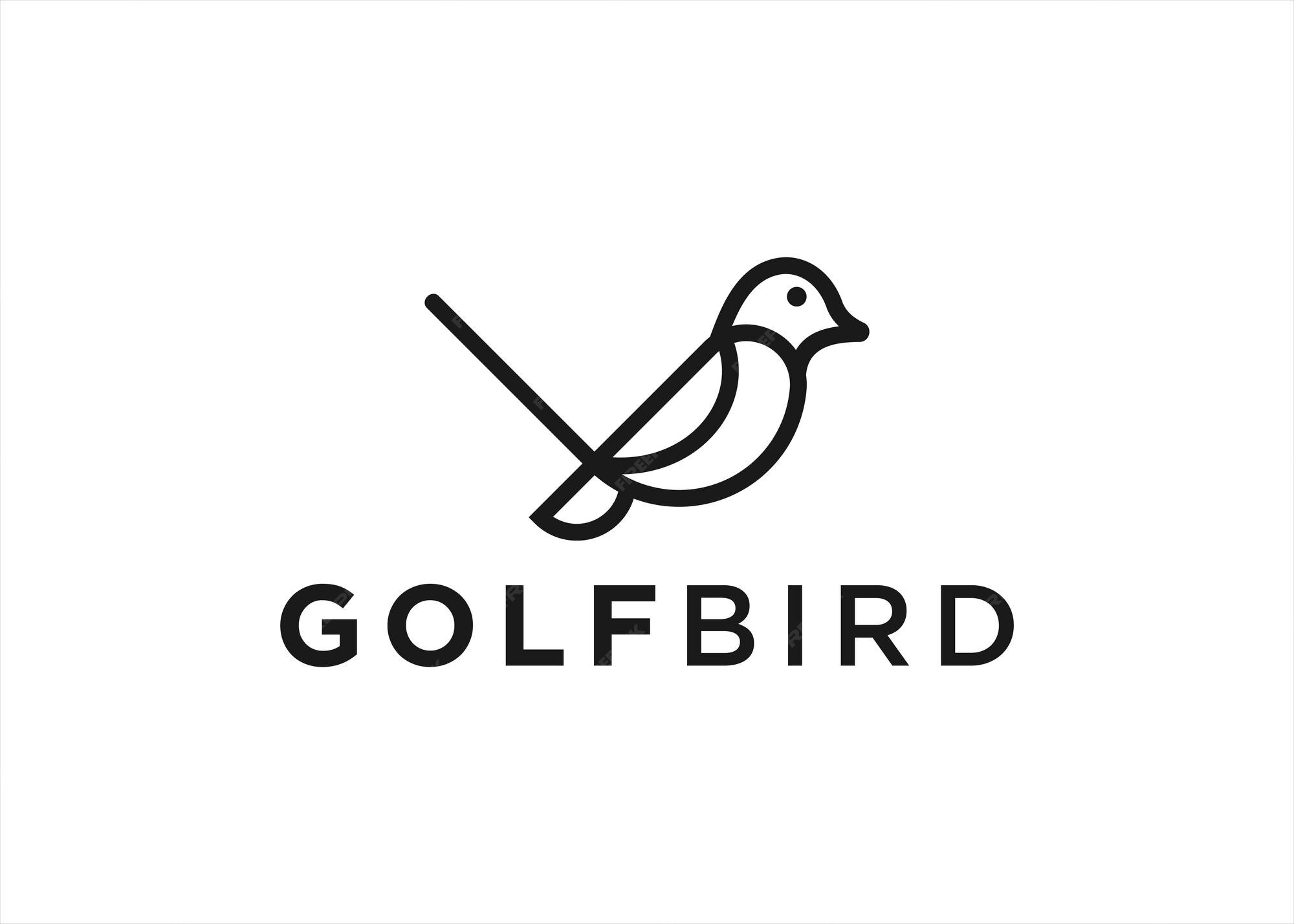 Premium Vector | Golf bird logo design vector illustration