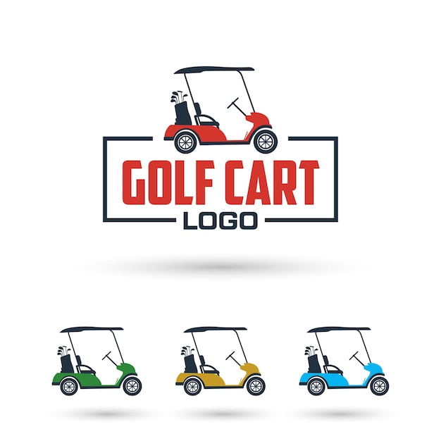 Vector golf cart logo