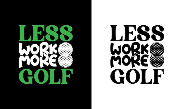 Golf citaat T-shirt ontwerp, typografie