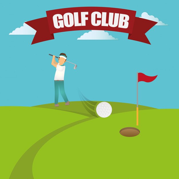 Design del club di golf