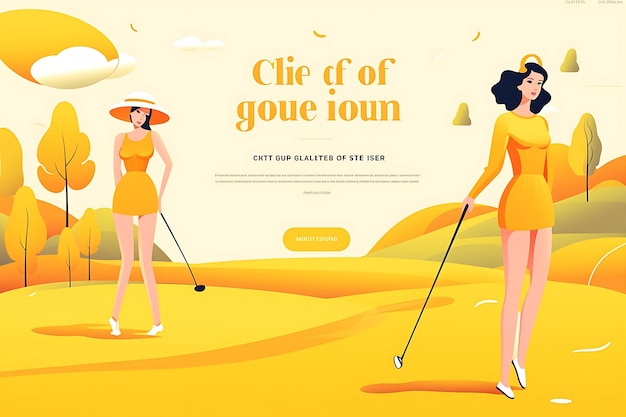 Golf Club Landing Page