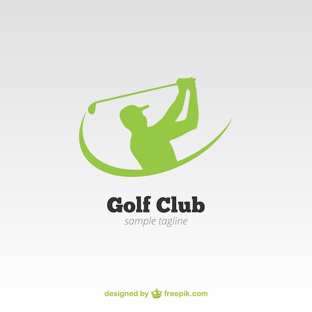 Vector golf club logo