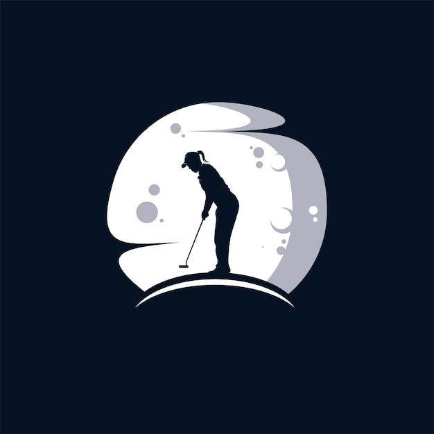 Golf club in the moon