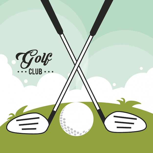 Vettore club di golf