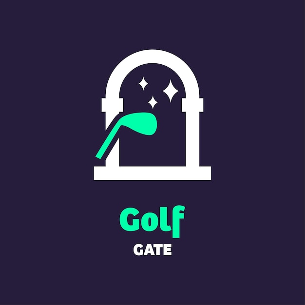 Golf gate logo