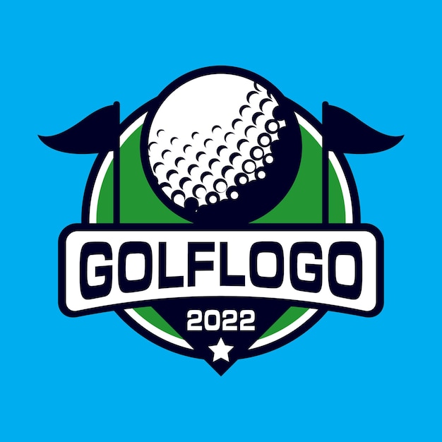 Golf logo design sports logo
