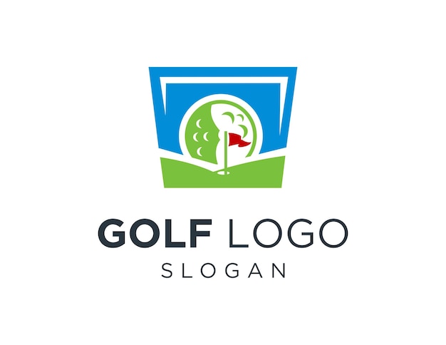 Design del logo di golf