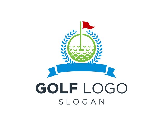 Design del logo di golf