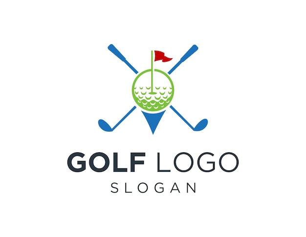 Design del logo di golf