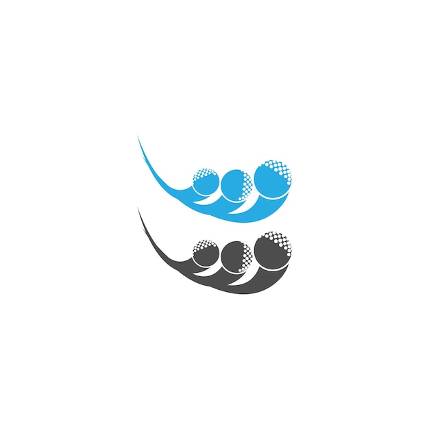Иллюстрация креативного дизайна логотипа гольфа