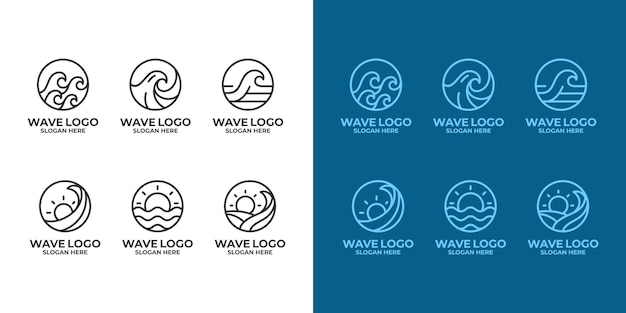 Golf logo set