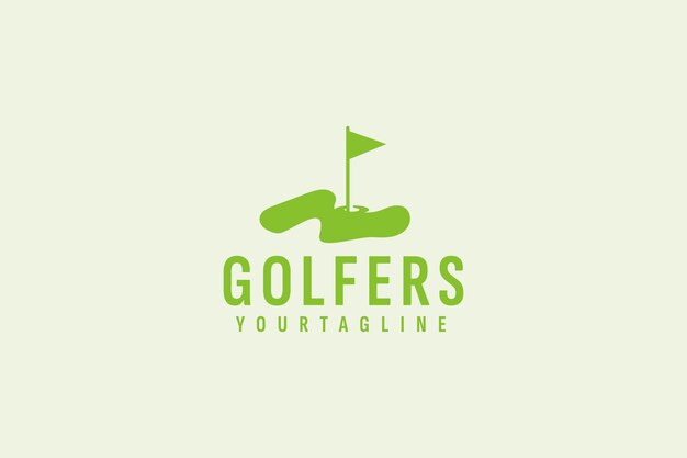 Golf logo vector pictogram illustratie