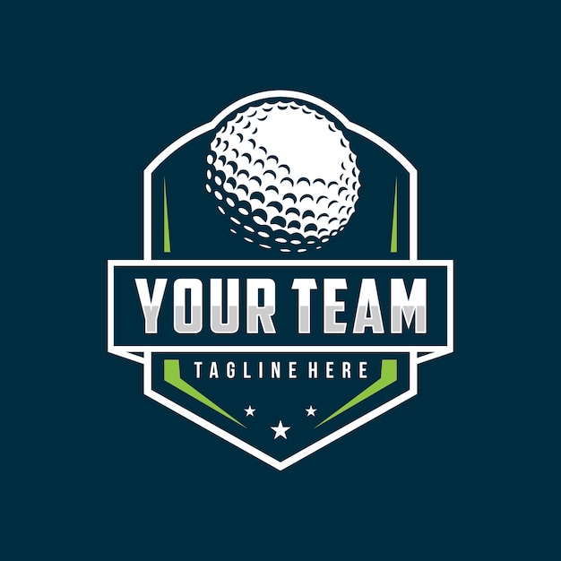 Vector golf logo vector sjabloon ontwerp illustratie voor golfclub