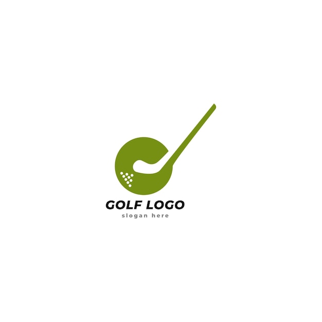 golf logo vector sjabloon