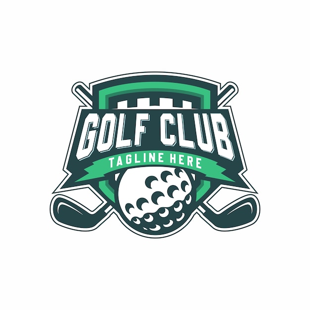Golf logo vector template design illustration for golf club