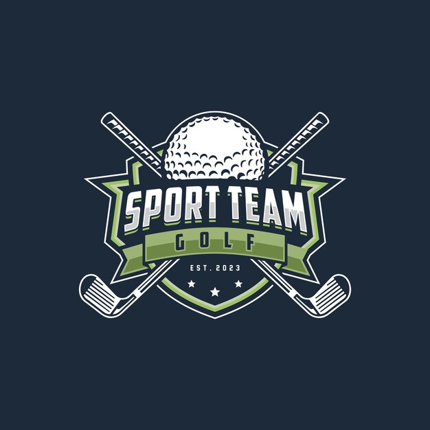 Golf logo vector template design illustration for golf club