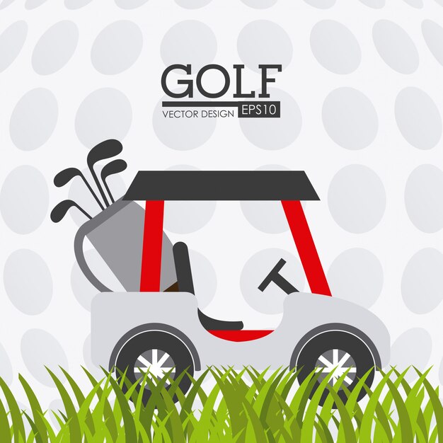 Vector golf ontwerp