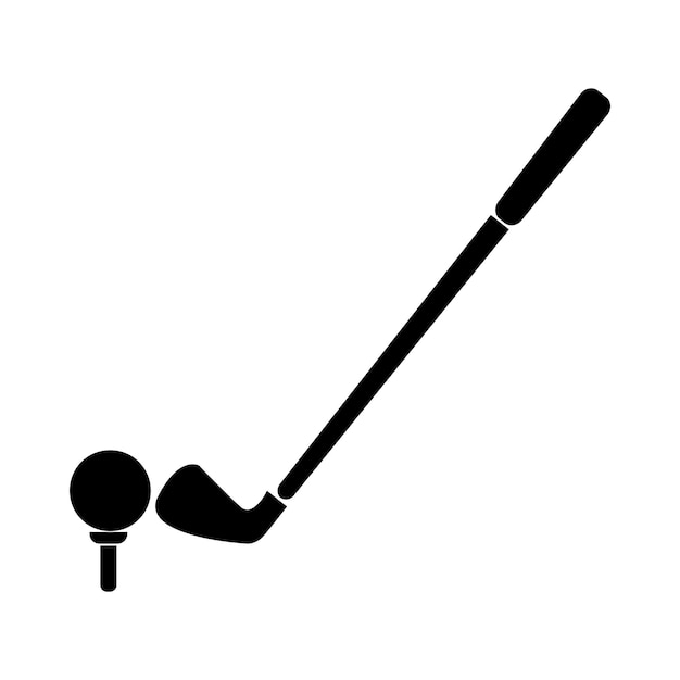 Golf pictogram logo vector ontwerpsjabloon