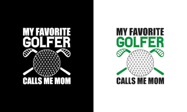 Vector golf quote t shirt design, typography