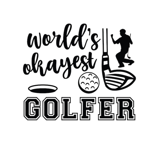 Golf shirt design Golf svg cut files design sport typografie vector design
