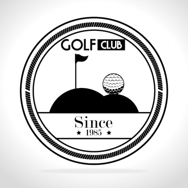 Golf sport ontwerp