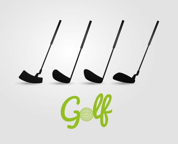 Golf sport ontwerp