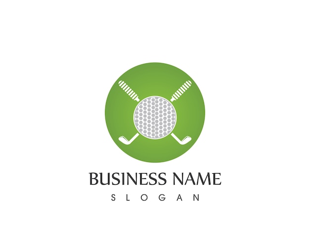 Golf sport pictogram vector logo