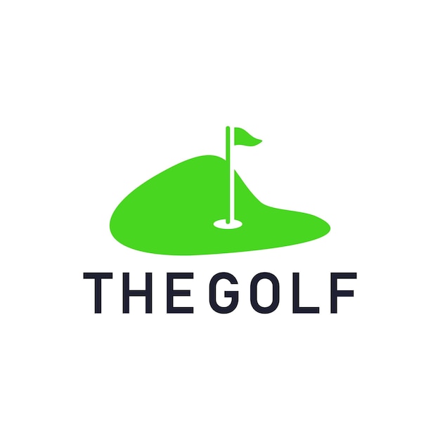 Disegno del logo sport di golf