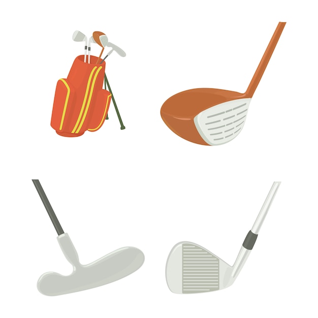 Golf stick pictogramserie