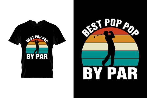 Golf T-shirt Design or Golf poster Design or Golf illustration