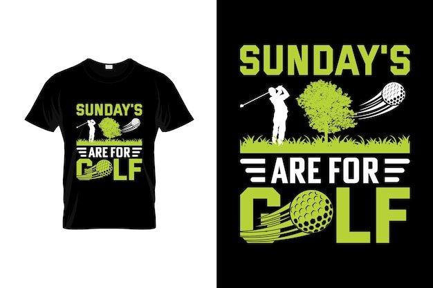 Golf T-shirt Design or Golf poster Design or Golf illustration