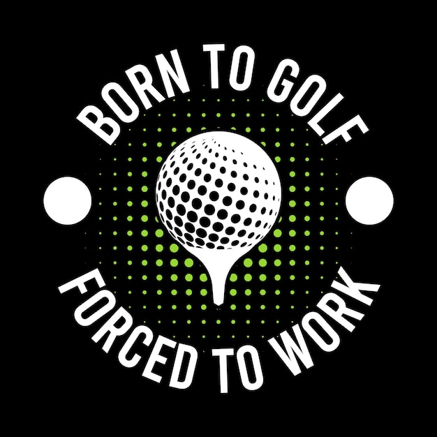 Golf t-shirt design