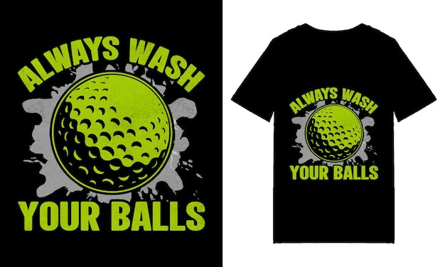 Golf T Shirt Design