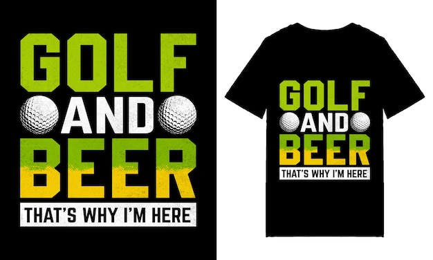 Golf T Shirt Design