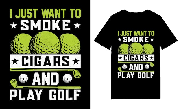 Golf t shirt design