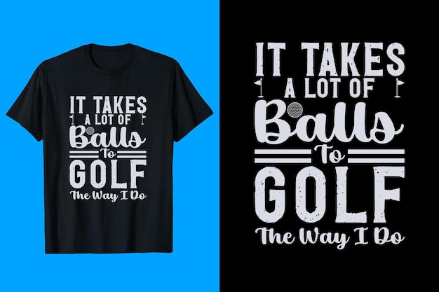 Golf t shirt design