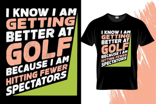 GOLF T-shirt ontwerp Beste golf T-shirt Golf spelen